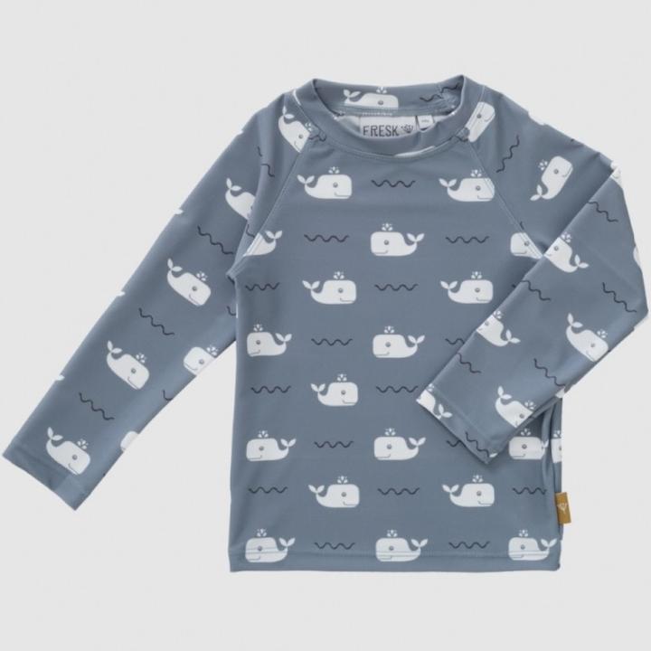 Fresk UV Shirt langarm, Whale Blue Fog - 62/68 (68)