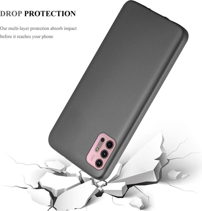 Produktbild Cadorabo TPU Matt Metallic Hülle (Motorola Moto G10, Motorola Moto G30)