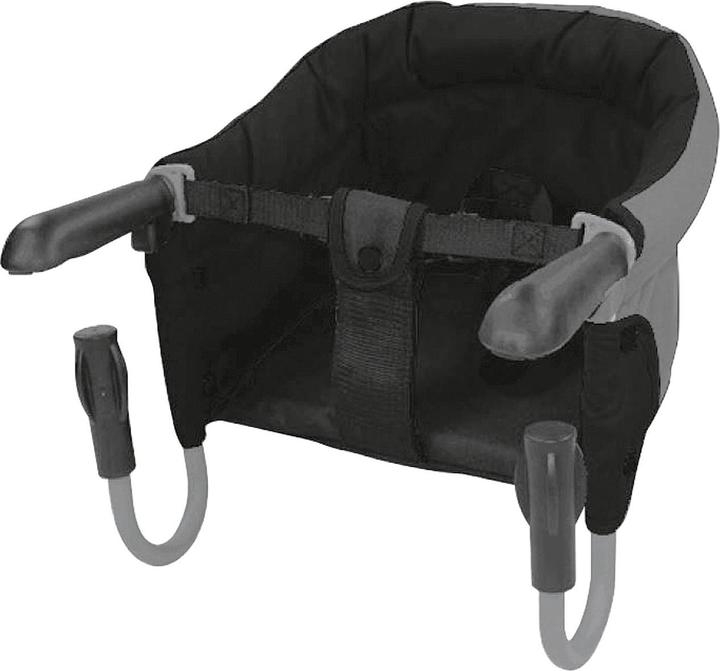ToyToyToy Kinder Tischsitz inkl. Tragetasche, 45x35x28cm, grau/schwarz, TC-102