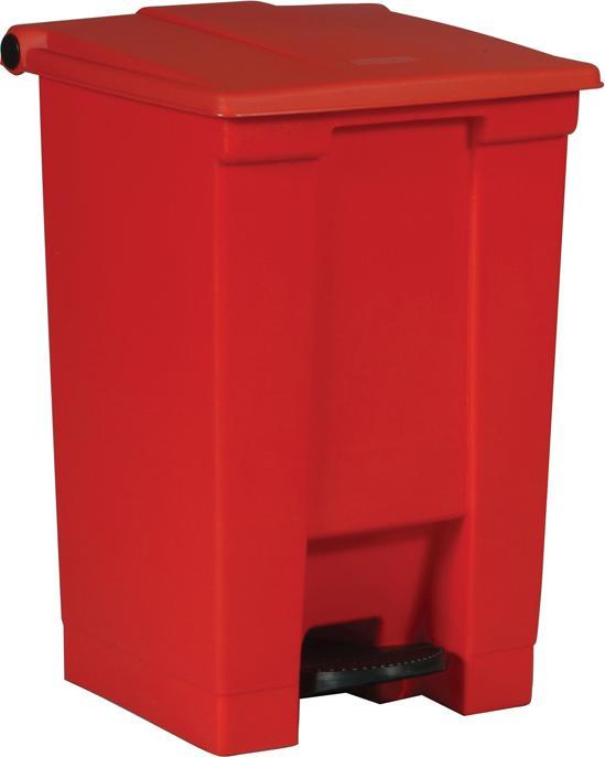 Actual product image Vepa Bins Industrial pedal bin, capacity 45 l, red. (45 l)