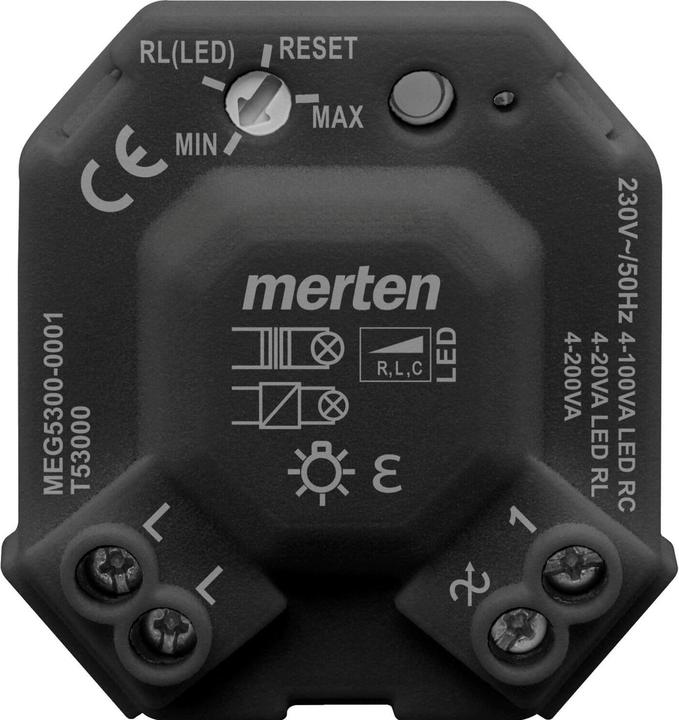 Merten Module de variation LED universel, noir MEG5300-0001