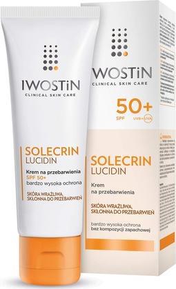 Produktbild Iwostin Solcrin Lucidin, Verfärbungscreme, SPF 50+, 50 ml (Sonnencreme, SPF 50+, 50 ml)