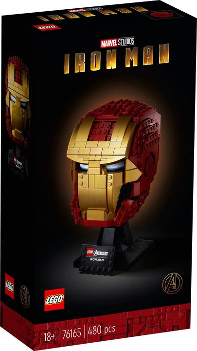 Actual product image LEGO Iron Man's helmet (76165, LEGO Marvel)