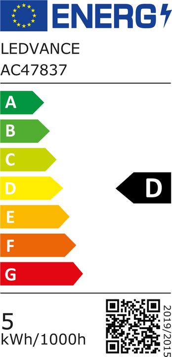 Energie-Label Osram Dulux S (G23, 4 W, 550 lm, 1 x, D)
