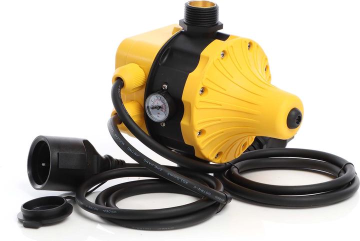Actual product image Wiltec Pressure Switch EPC-5 230V with 2 Cables for Domestic Waterworks & Pumps with Dry-Run Protection (Domestic water pump)
