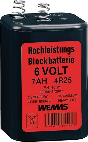 Produktbild HP Autozubehör Blockbatterie 6 V 7 Ah 4R25 (24 Stk., 4R25, 7000 mAh)