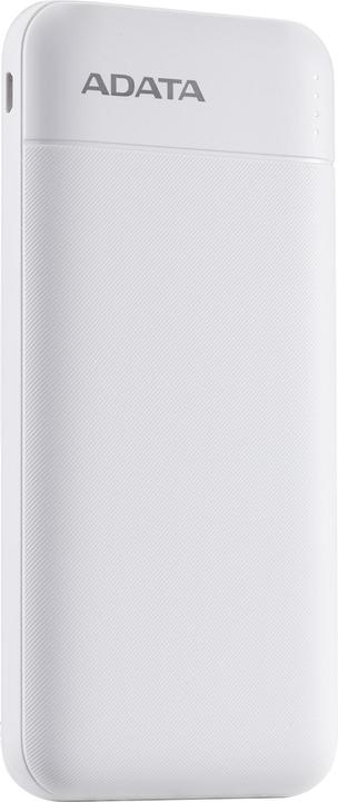 Produktbild Adata POWER BANK USB 10000MAH WHITE/PC100-14WH (10000 mAh, 20 W, 37 Wh)