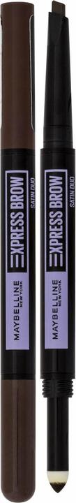 Actual product image Maybelline New York Brow Satin Duo 04 Dark Brown (4 Dark Brown)