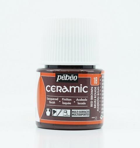 Actual product image Pebeo Ceramic paint (Russet, 45 ml)