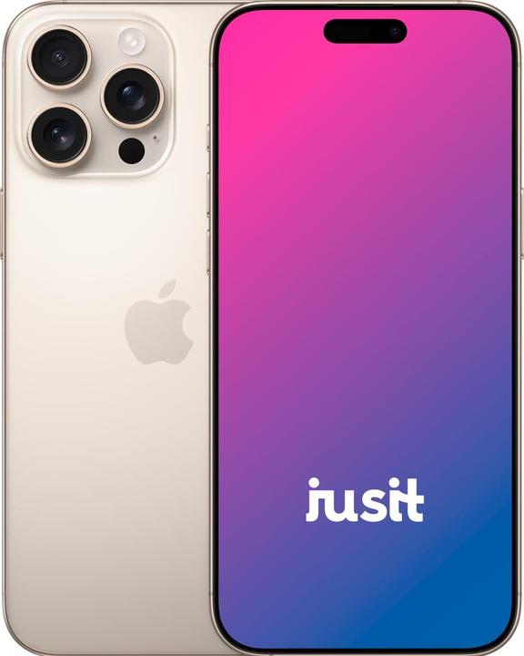 Produktbild jusit iPhone 16 Pro Max (256 GB, Desert Titanium, 6.90", A / Wie neu)