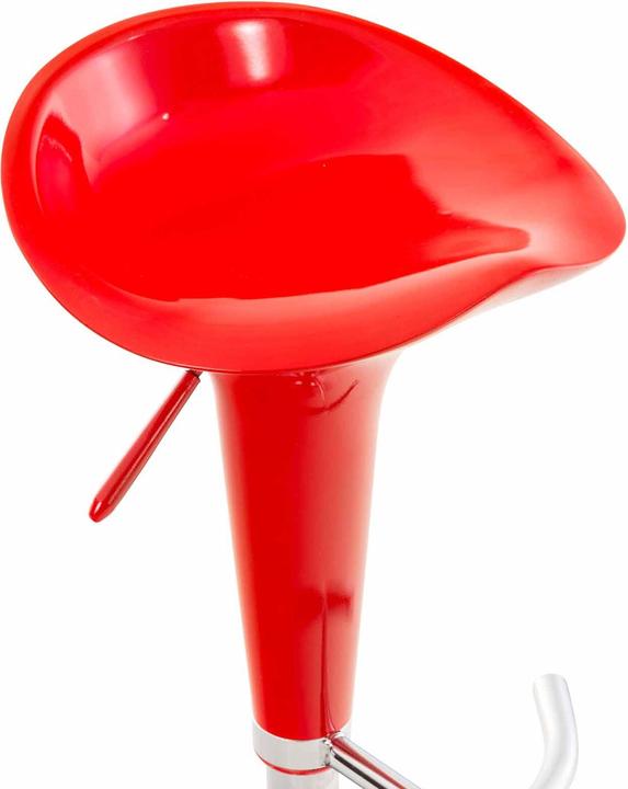 Actual product image CLP Set of 2 bar stools Saddle, red