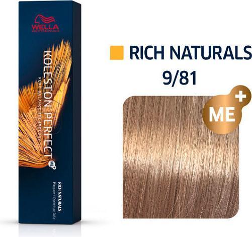 Image du produit Wella Koleston Rich Naturals (9/81 blond clair cendre perlée)