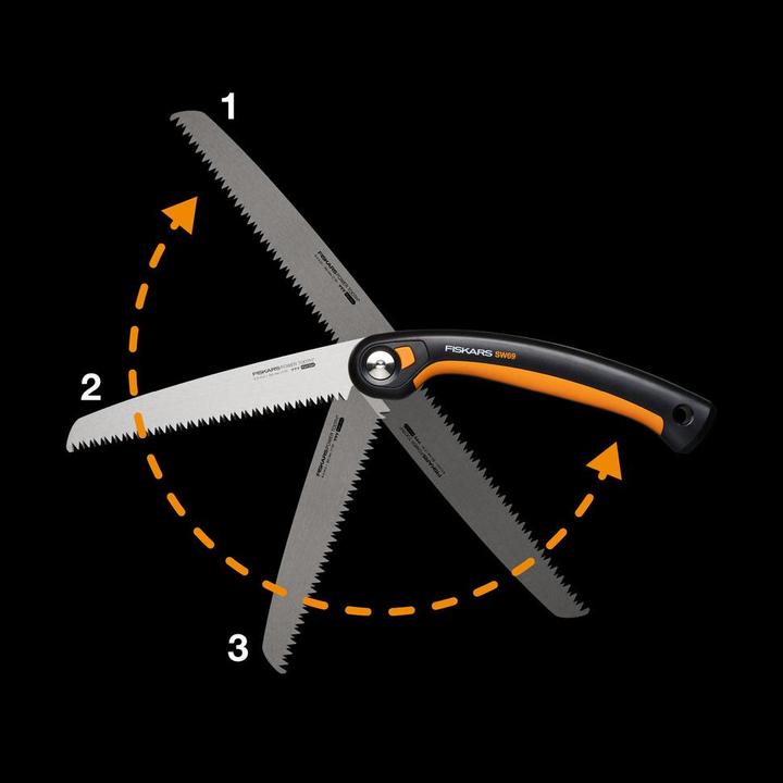 Actual product image Fiskars Plus Folding Saw SW69