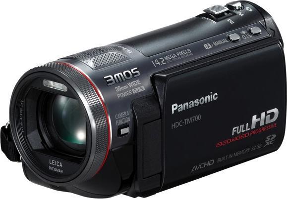 Actual product image Panasonic HDC-TM700-K, Full-HD Dual Flash, 32GB