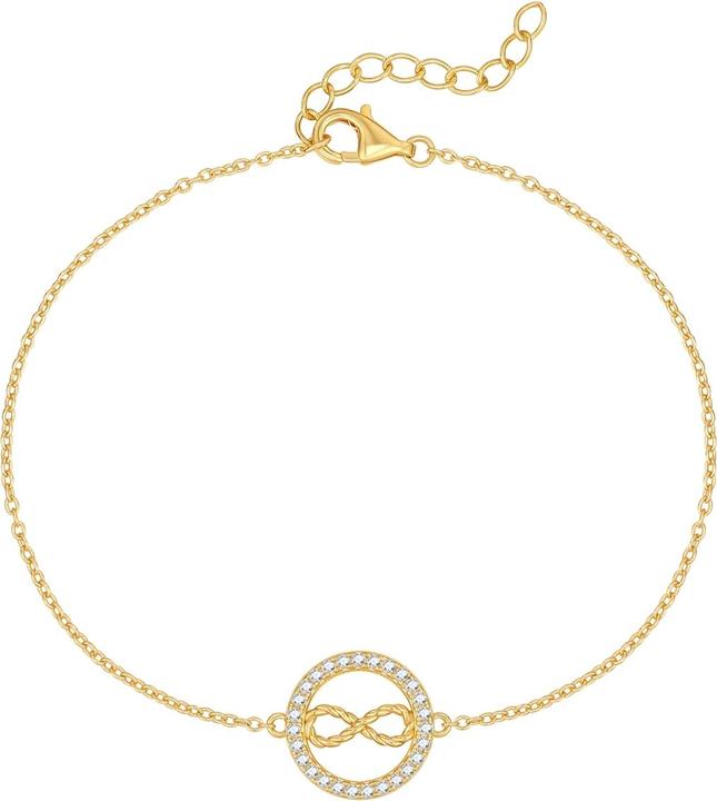 Image du produit Rafaela Donata Damen Armband Infinity - 37638 (18 cm, Argent Sterling)