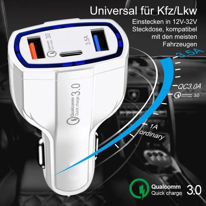 Immagine prodotto Hermex Caricatore USB per auto Adattatore USB per auto Caricatore USB per auto Adattatore USB per auto