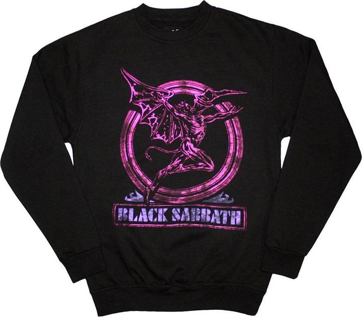 Black Sabbath Neon Pink Henry Sweatshirt