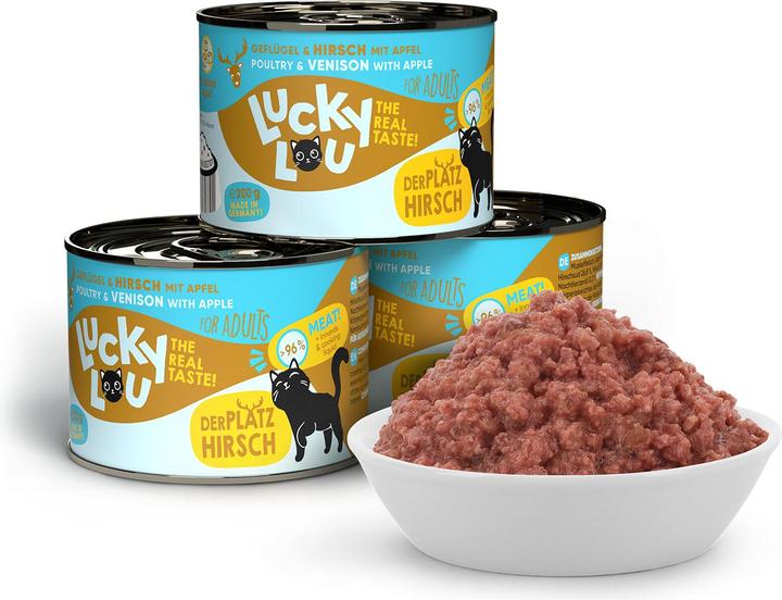 Image du produit Lucky Lou Nourriture humide pour chats (Adulte, 1 pcs, 241 g)