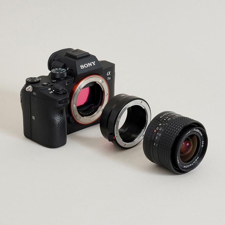 Actual product image Urth Lens Mount Adapter: Compatible with Praktica B Lens to Sony E Camera Body