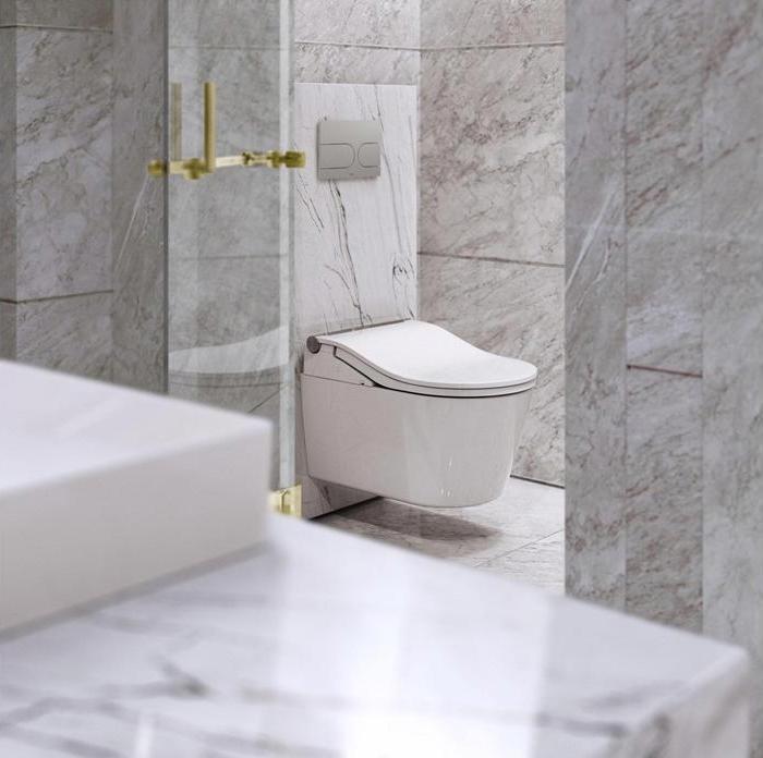 Produktbild TOTO RW Washlet Dusch-WC auto flush für RP Wand-WC CW542EY weiss