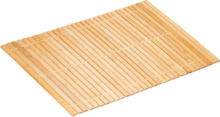 Produktbild Relaxdays Bambus-Badvorleger (80 x 50 x 1 cm)