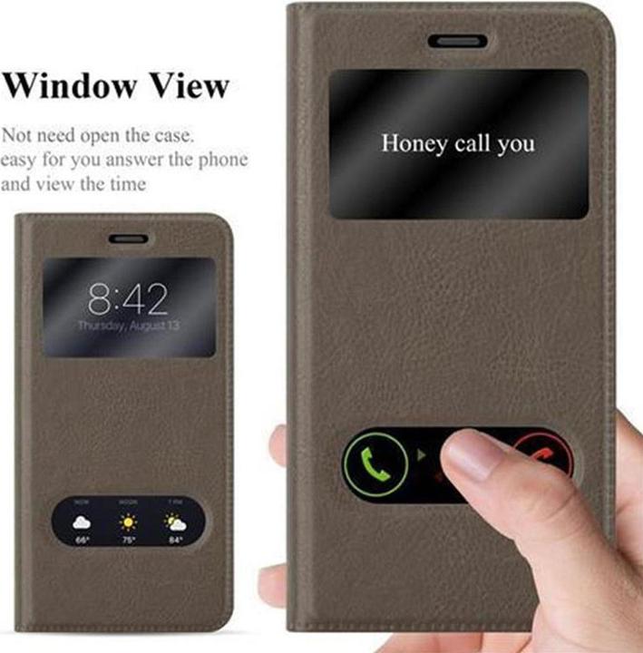 Produktbild Cadorabo Book mit View Doppelfenster Cover (Huawei P10 Lite)