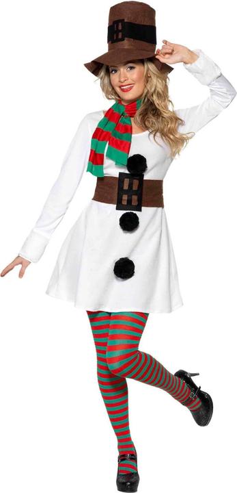 Produktbild Smiffys Miss Snowman Kostüm Set (M)