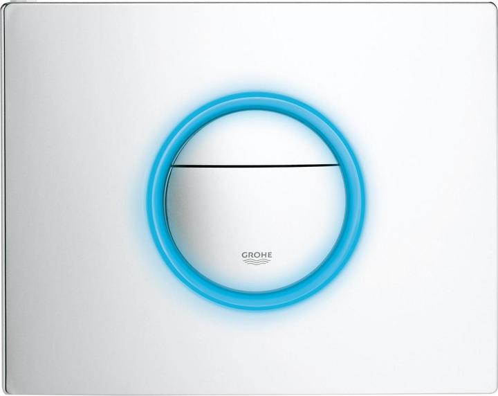 Produktbild Grohe Nova Light Betätigugsplatte, mit effektvollem LED-Licht, chrom