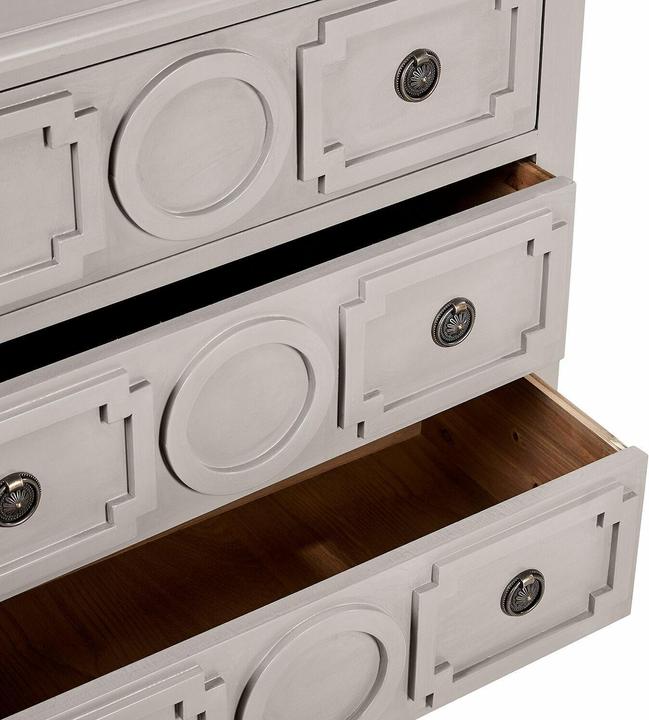 Produktbild Loberon Kommode Bethonvilliers grau/braun (80 x 90 x 40 cm)