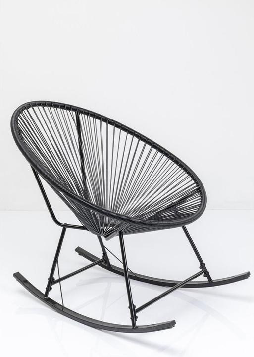 Actual product image Kare Design Rocking Chair Acapulco Black