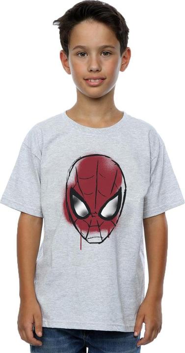 Produktbild SpiderMan Face Sketch TShirt Jungen (152, 158)