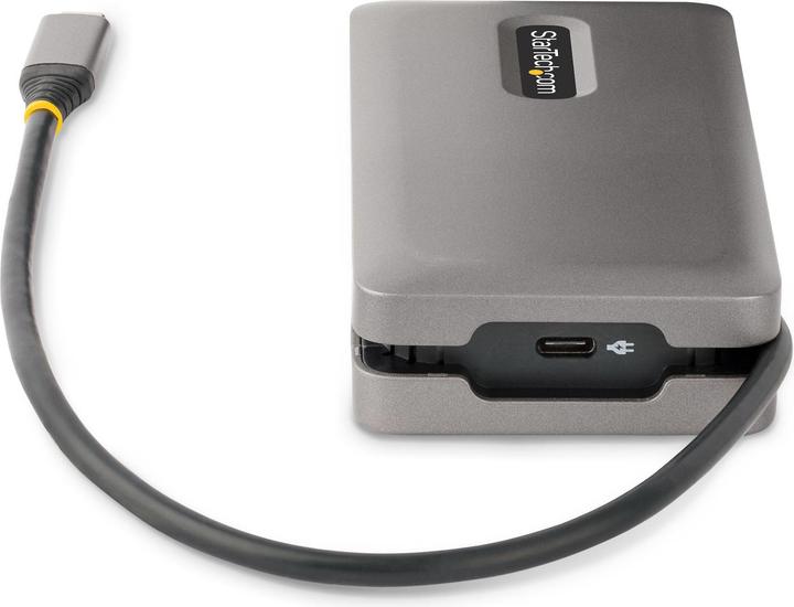 Produktbild StarTech com DKT31CDHPD3, Cablato, USB 3.2 Gen 2 (3.1 Gen 2) Type-C, 100 W, 2.0b, 10,100,1000 Mbit/s (USB-C, 3 Ports)