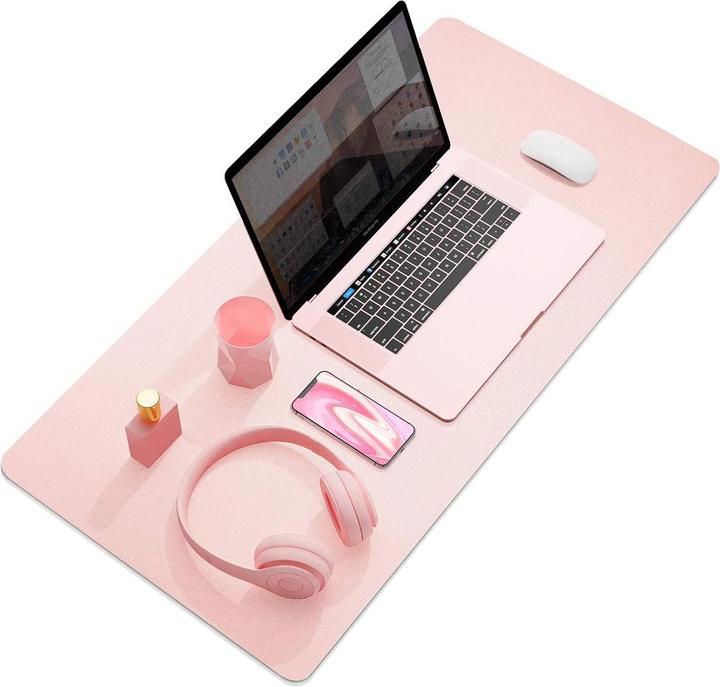 Image du produit JTI Grand sous-main - Rose - Similicuir