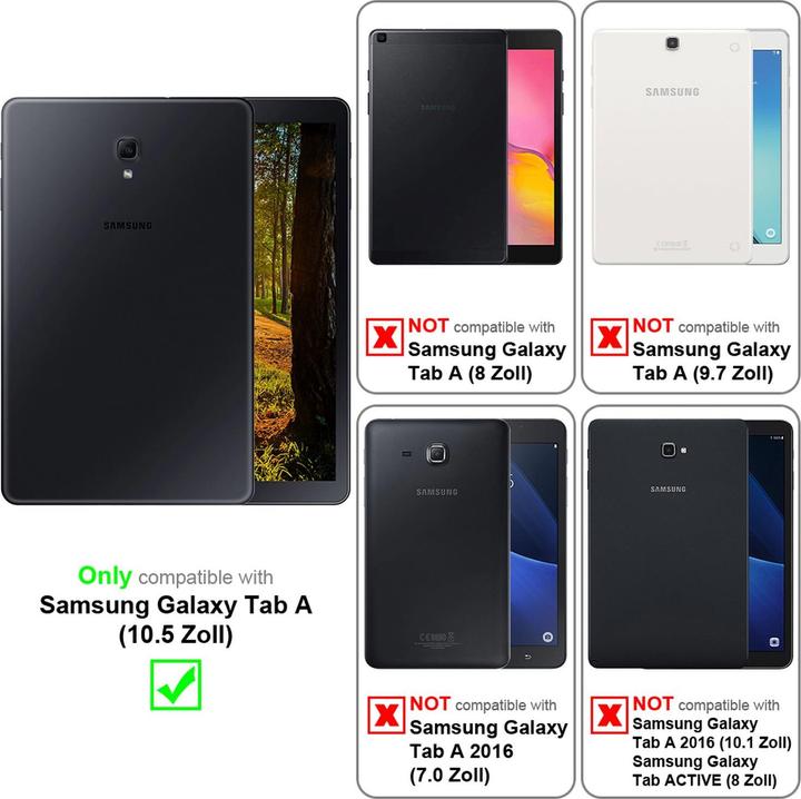 Actual product image Cadorabo Tablet Book Cover (Galaxy Tab A 10.5)