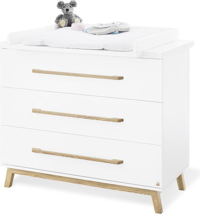 Produktbild Pinolino Sparset Riva breit (Babybett, Wickelkommode)