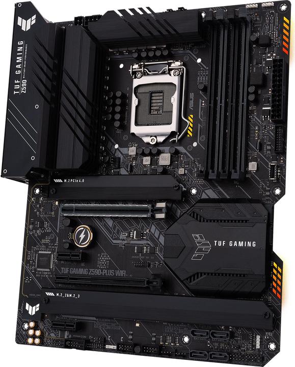 Produktbild ASUS TUF GAMING Z590-PLUS WIFI (LGA 1200, Intel Z590, ATX)