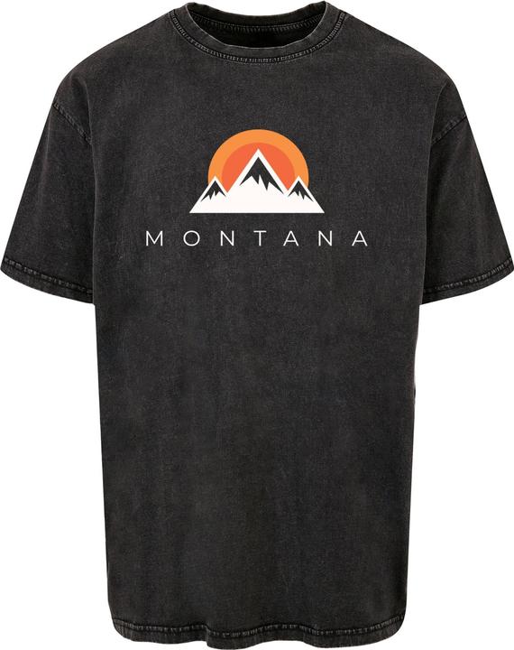 Produktbild Merchcode Montana X Acid Washed Heavy Oversize Tee - 112329 (XL)