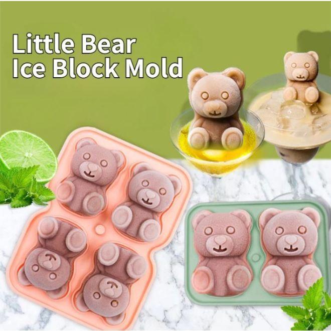 Immagine prodotto MU Style Stampo per cubetti di ghiaccio 3D a forma di orsetto in silicone