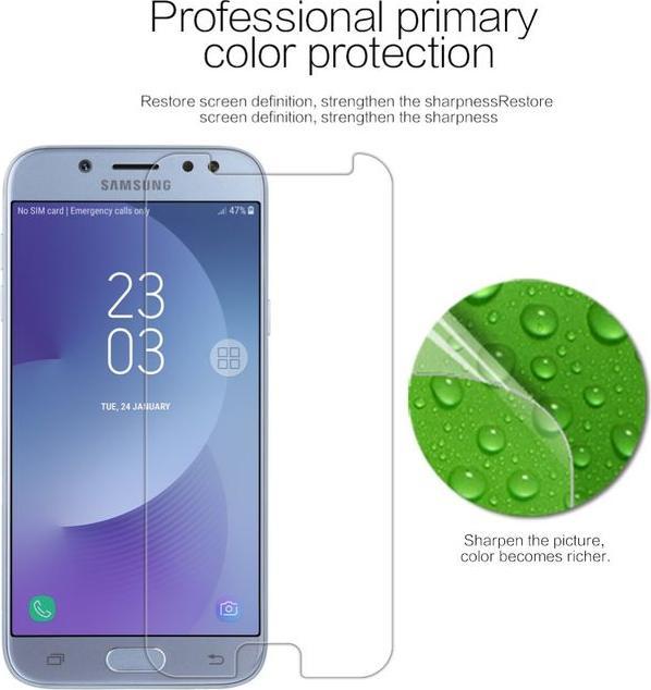 Actual product image Nillkin Super Clear Series (1 Piece, Samsung Galaxy J7 2017)