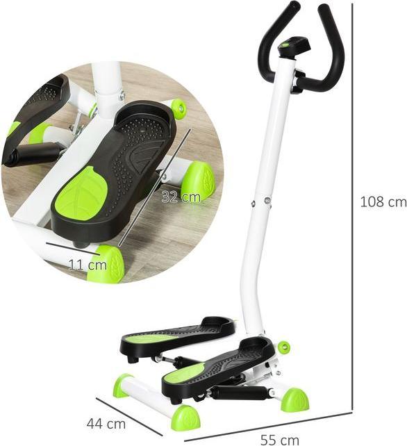 Actual product image Swisshandel24 Stepper Fitness Swing Stepper inkl. LCD Bildschirm & Handgriff