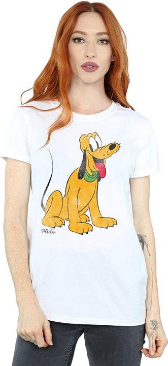 Produktbild Disney Womens/Ladies Classic Pluto Cotton Boyfriend T-Shirt (M)