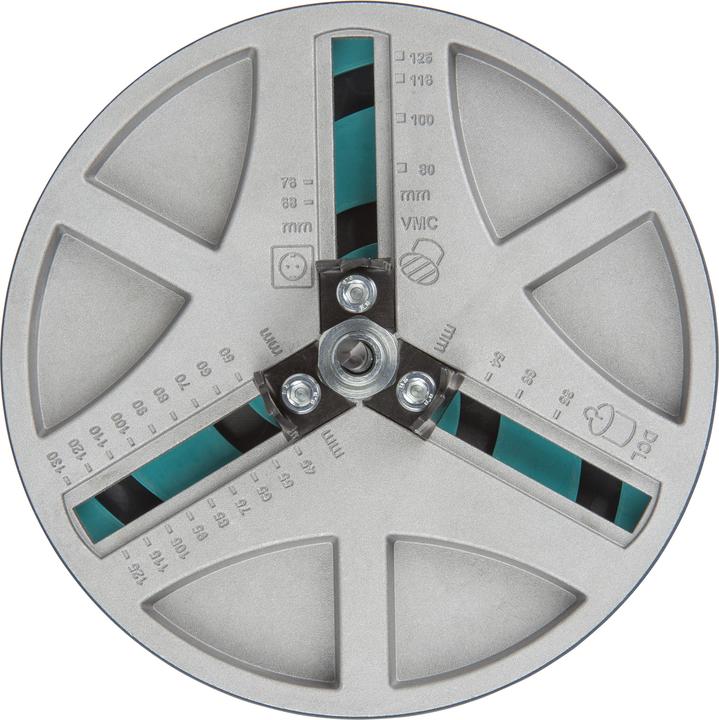 Actual product image wolfcraft Lochsäge verstellbar, Ø 45-130 mm (45 mm, 130 mm)