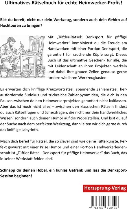 Immagine prodotto Holland:Tüftler-Rätsel: Denksport für p (Tedesco, Nanja Olanda, 2024)