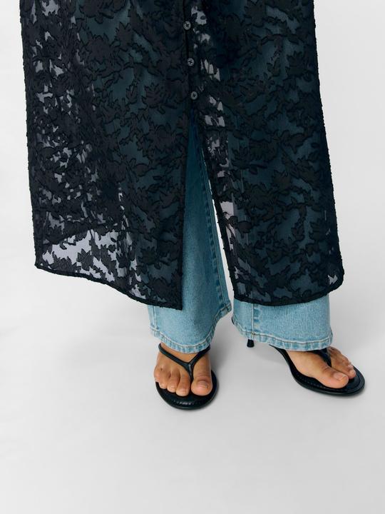 Produktbild Object Spitzen Maxikleid (40)