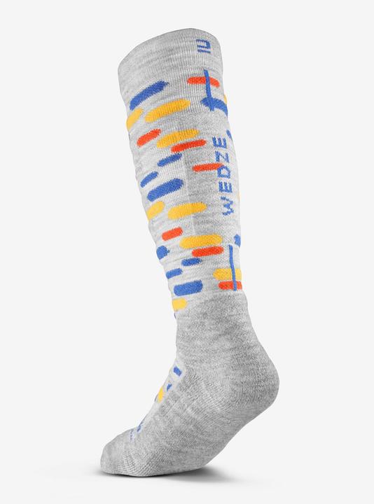 Actual product image Wedze Ski and snowboard socks for children - 100 designs (35, 38)