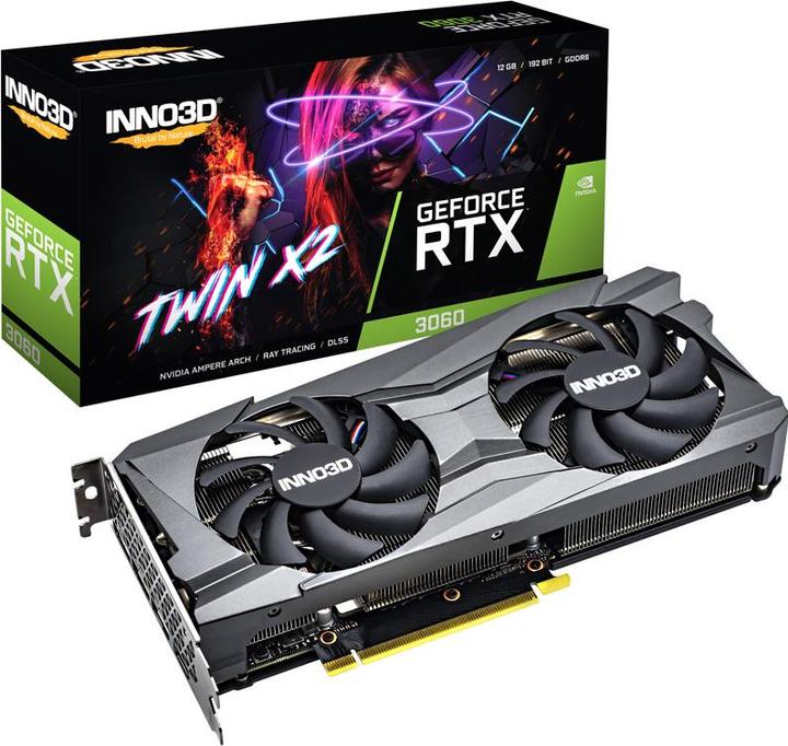 Produktbild Inno3D GeForce RTX 3060 Twin X2 (12 GB)