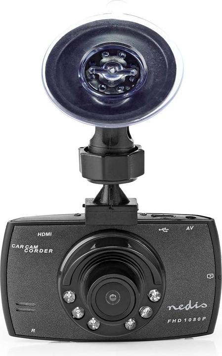 Nedis Cityline Warsaw, Dashcam 1080p, 2.7", HDMI (Eingebautes Mikrofon, WLAN, Nachtsicht, GPS-Empfänger, Beschleunigungssensor, Eingebautes Display, HD)