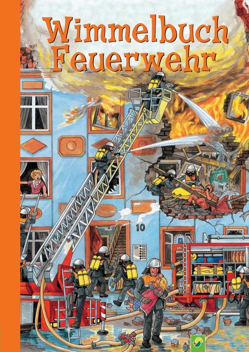 Actual product image Wimmelbuch Feuerwehr (German, Schwager & Steinlein Publishing House, 2024)