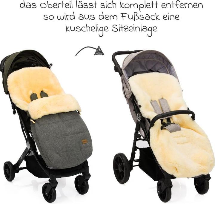 Produktbild Fillikid Fusssäcke für Kinderwagen & Buggys Lammwoll-Fusssack Bernina Wool für Buggy