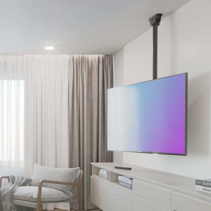 Produktbild Hama TV-Deckenhalterung, schwenkbar, neigbar, 165 cm (65") bis 50 kg (Decke, 65", 50 kg)